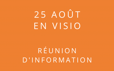 Formation « Coach professionnel » – Réunion d’information 25/08/2022