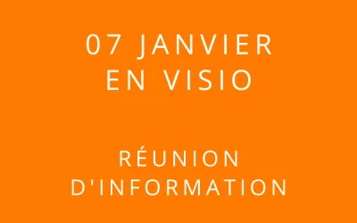 Formation « Coach professionnel » Réunion d’information 07/01/2026