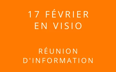 Formation « Coach professionnel » Réunion d’information 17/02/2026