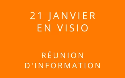 Formation « Coach professionnel » Réunion d’information 21/01/2026